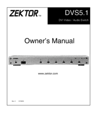 Para ver o documento Zektor DVS5.1 Manual do Proprietário