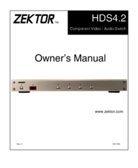 Para ver o documento Zektor HDS4.2 Manual do Proprietário